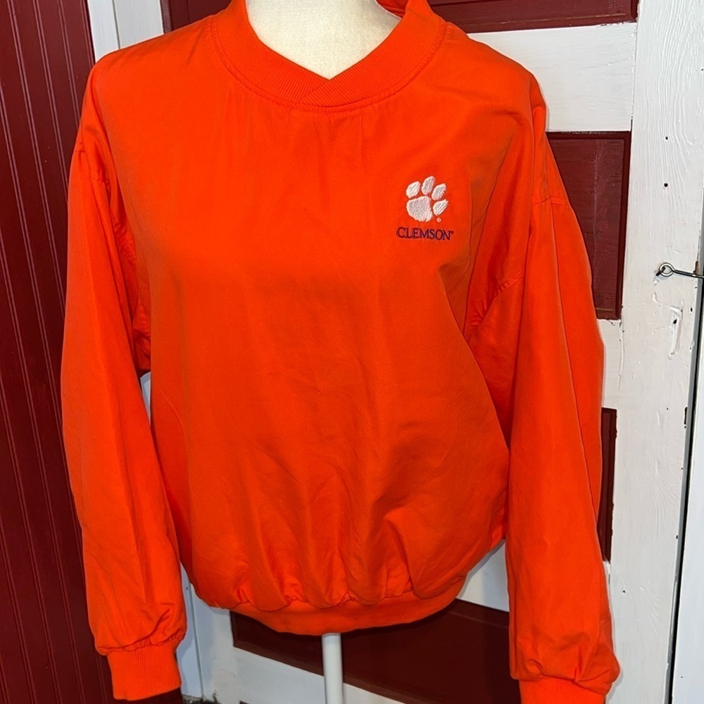 Vantage Clemson Oversized Pullover Windbreaker S - image 2